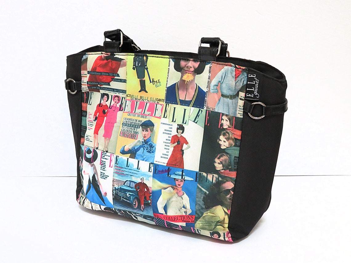 Vintage insulated bag Elle Gourmet lunch bag mid century Etsy