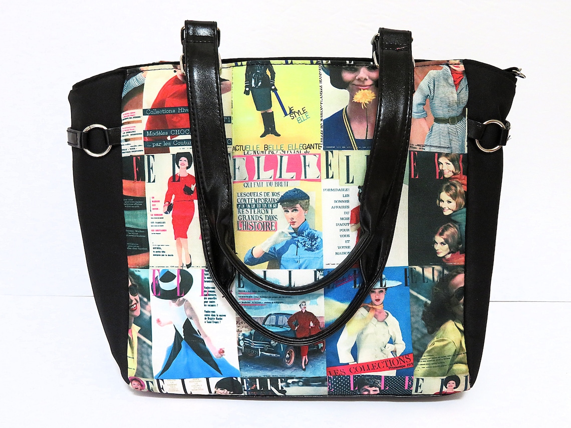 Vintage insulated bag Elle Gourmet lunch bag mid century Etsy