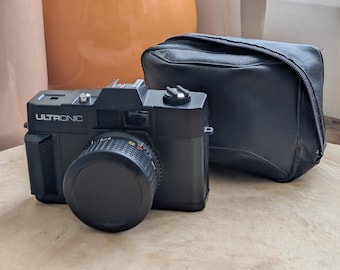 Vintage Ultronic Film Camera – Retro Point & Shoot W/ Case