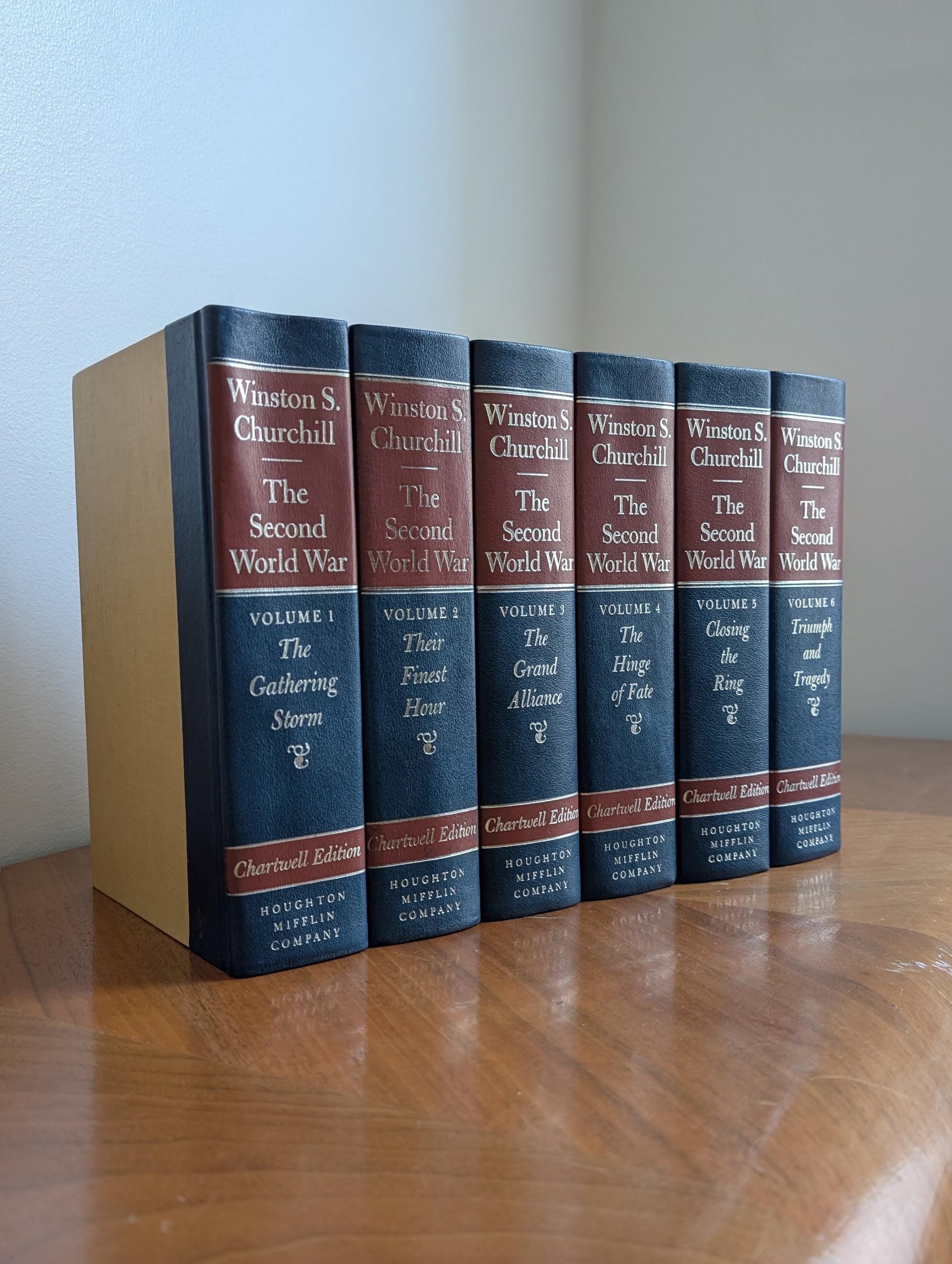 Winston Churchill Book Set - Etsy