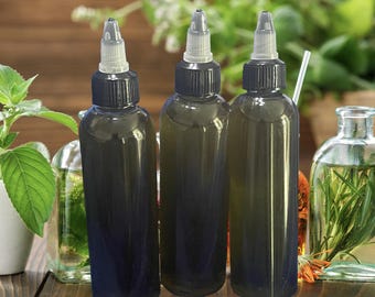 Aceite orgánico para el crecimiento del cabello totalmente natural, 4 oz, a granel, 50 unidades