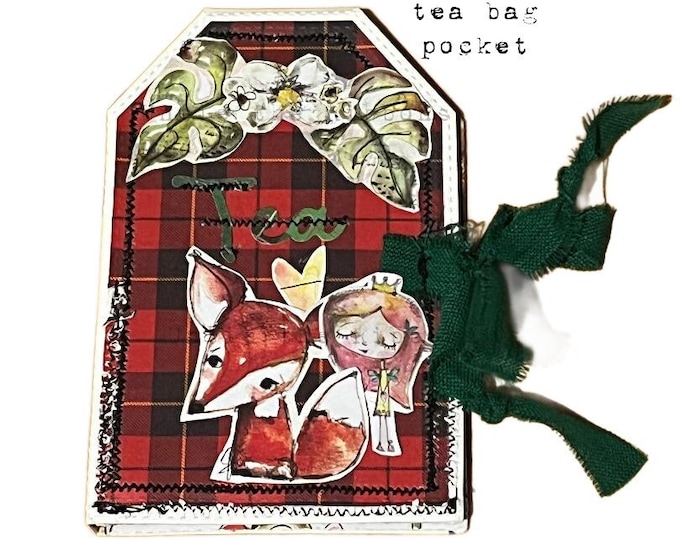 Tea Bag Pocket, Distressed Featuring Artwork by Tandiart artist