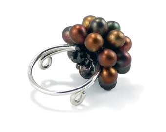 Atomic Bronze Adjustable Ring