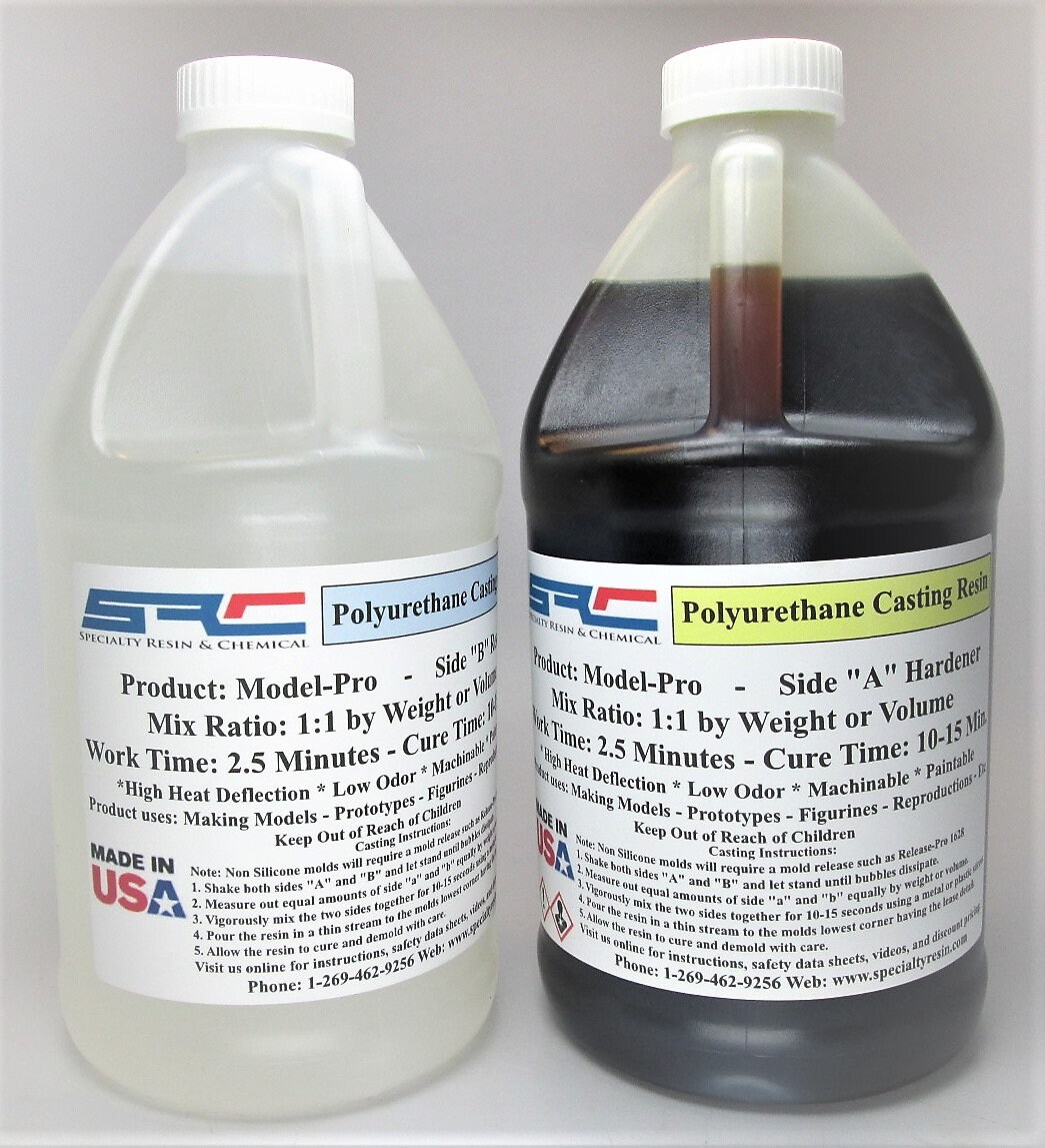 Model-pro Polyurethane Casting Resin for Making Models, Plastic Parts,  Etc.. 1 Gallon 