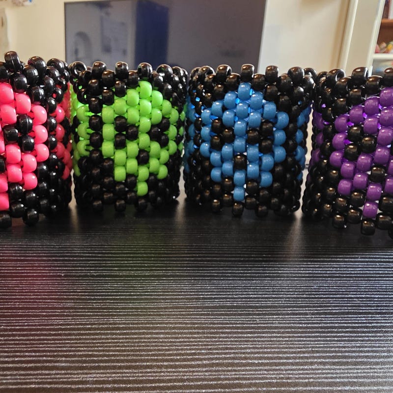 Kandi Purple Cuffs - Etsy