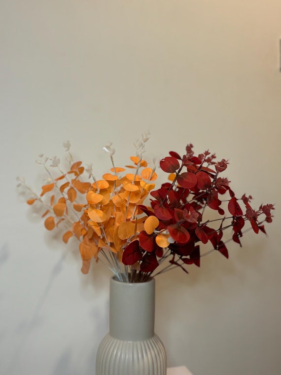 Faux Eucalyptus Bunch: 50cm Artificial Greenery Spray for Floral Arrangements