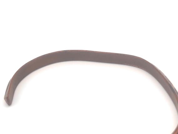 Vintage 70s Solid Copper Bracelet 7 Inches Wrist … - image 6