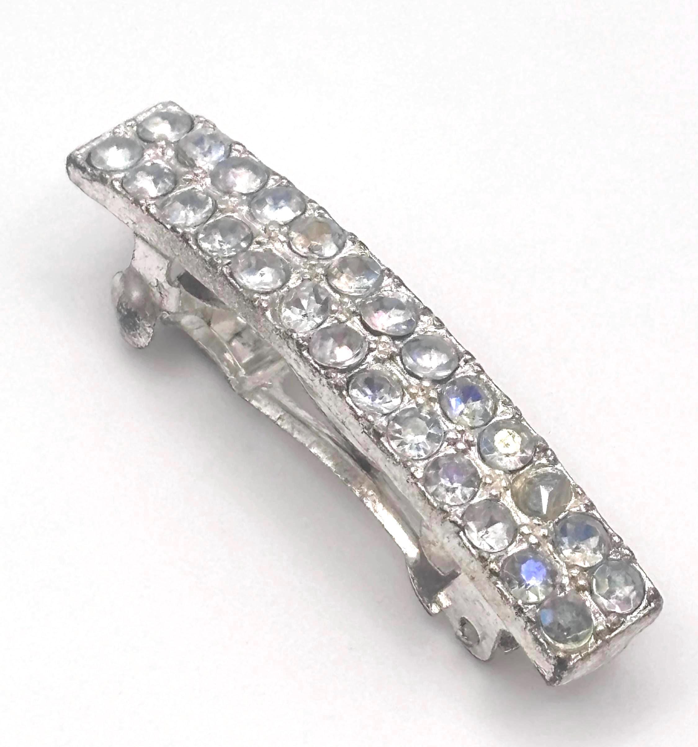 Aurora Borealis Silver Fairy Hair Jewelry Clip Aurora Borealis Stone Hair Clip - Etsy main image 3