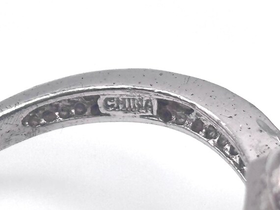 2000s 925 Dimensional Leaf Ring Size 7 Sterling S… - image 4