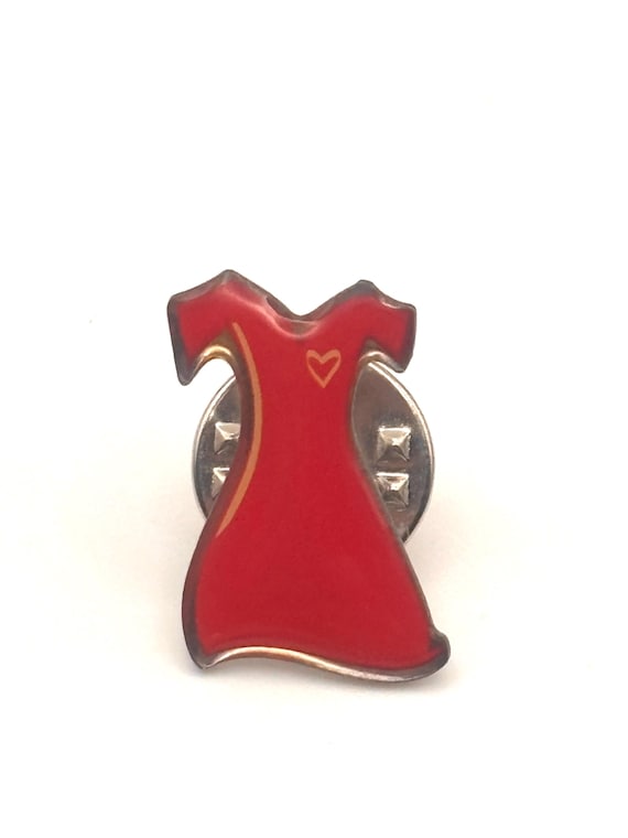 red dress heart pin Buy Stunning Red Dress Lapel Pins