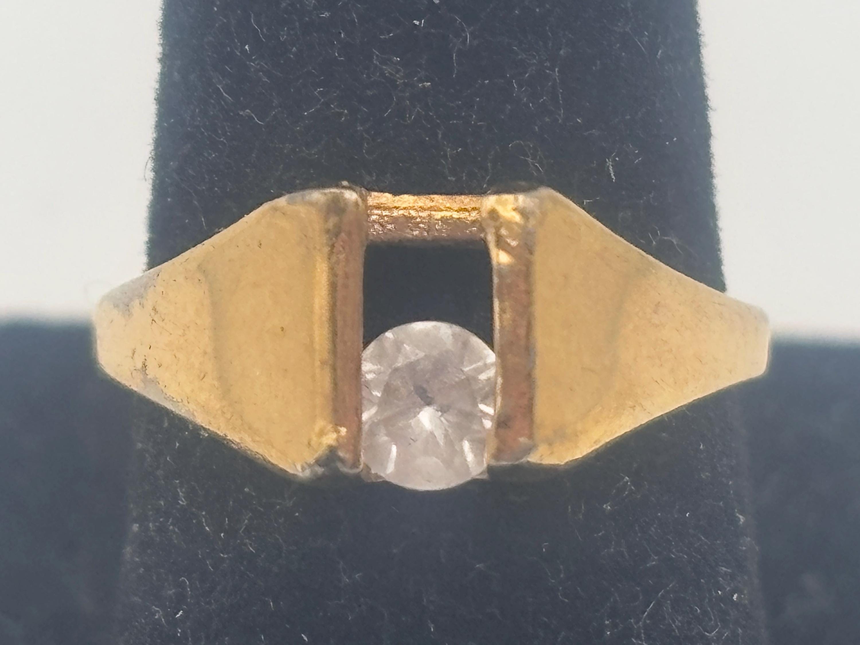 Vintage 18k Ge Ring - Etsy