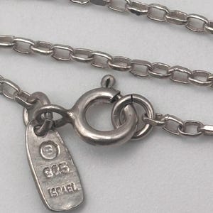 Vintage 80s Mens Silver Necklace - Etsy