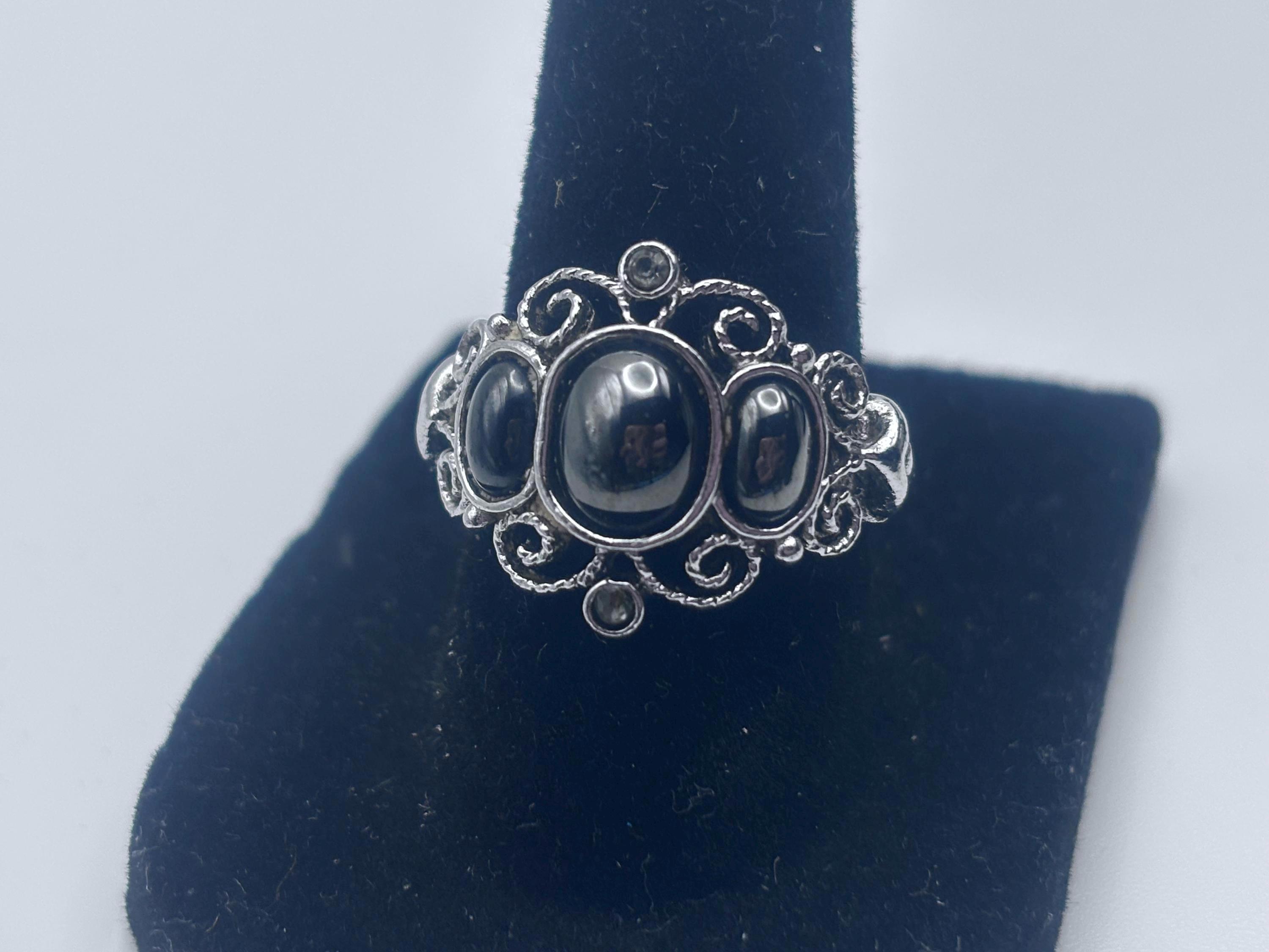 【楽ギフ_のし宛書】 70s Black Onyx Ring - Etsy アクセサリー