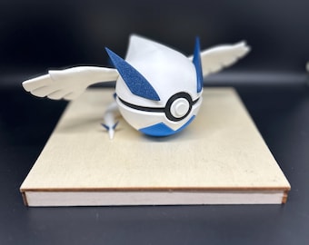 3D Printed Monster Orb: Psychic & Fire Winged Birds - Lugia, Ho-Oh Inspired