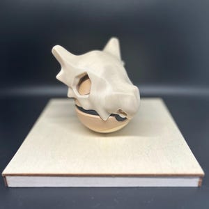 3D Printed Monster Orb: Bone Club Guardian - Cubone & Marowak Inspired