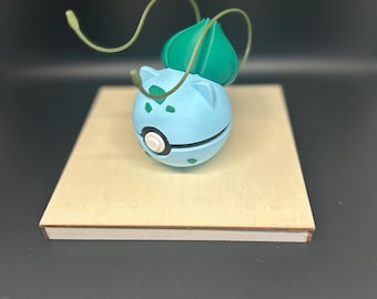 3D Printed Bulbasaur Evolution Orb: Grass Starter Art Toy - Bulbasaur, Ivysaur, Venusaur Inspired