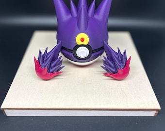 Evolution Set: 3D Printed Monster Orbs -Gastly, Haunter, Gengar Inspired