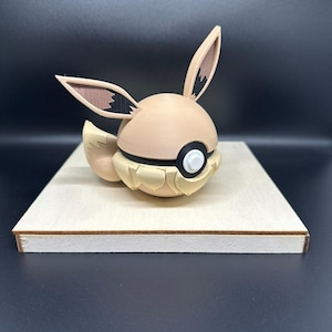 3D-geprinte monsterbol: Eevee-fanart - Elemental Creature Collectible