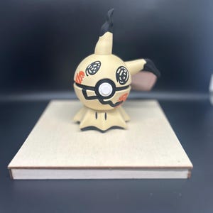 Disguised Spirit Monster Orb – #0778 | Ghostly Trickster Collectible | 3D Printed Mimikyu Ispired
