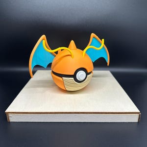 Sky Serpent Monster Orbs – #0147 to #0149 | Mystic Dragon Evolution Set | 3D Printed Dratini, Dragonair, Dragonite Inspired