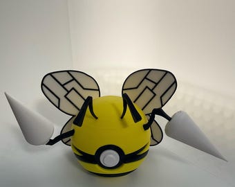 3D Printed Monster Orb - Weedle, Kakuna, & Beedrill Inspired