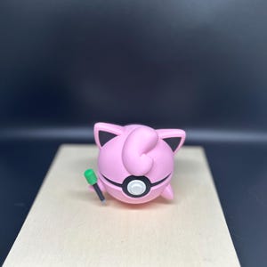 Melodic Puff Monster Orb – #0039 | Singing Creature Fan Art | 3D Printed Jigglypuff Inspired