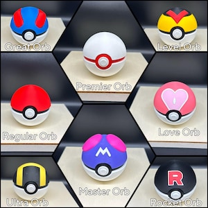 3D Printed Pocket Orbs – Unique Collectible Gifts for Anime Fans!