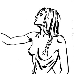Marker pen pinup - Sizing up