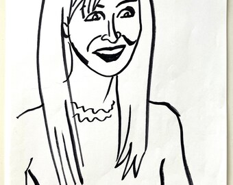 Encantado - dibujo original con rotulador de House of Harley