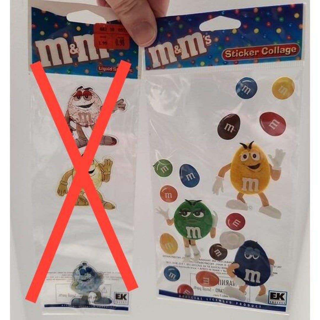 Emmm Sticker M & M Sticker Collage EK Success - Etsy