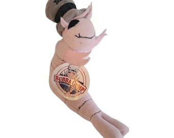 Vintage Advertising Fiesta Miami Bubba Gump Shrimp Plush Bean Bag Toy 8"