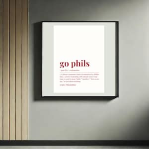 Philadelphia Phillies Digital Wall Art Print – Vintage Baseball Print, Citizens Bank Park Decor, Philly Sports Gift for Phillies Fans
