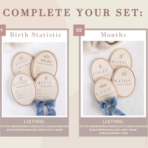 Wooden baby monthly milestone plaques for newborn and infant photos, featuring a neutral teddy bear design. Month markers used as baby photo props to track 1 month to 12 months, perfect for monthly baby pictures, first year milestones, and baby announcement photos. Ideal baby shower gift, nursery decor, gender neutral or baby boy milestone markers, wooden milestone discs/plaques, minimalist neutral nursery.