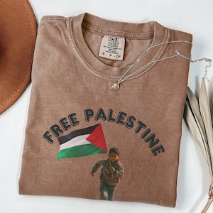 Comfort Colors® Free Palestine Shirt, Gaza Support Tshirt  Palestine Flag tshirt, Activist Tee unisex T-shirt