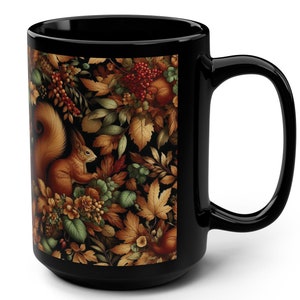 Squirrel Mug, Squirrel Wildlife Lover Gift, Animal Coffee Cup, Forest Creature Tea Mug, Nature Inspired Cup, Nature Gift, Squirrel Spirit