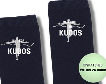 Chaussettes amusantes à porter pour les Kudos : cadeau Strava Kudos