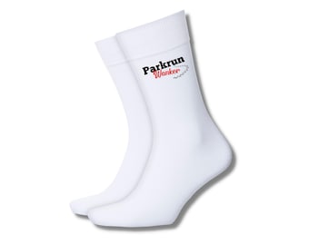 Chaussettes Parkrun amusantes : cadeau Parkrun coquin