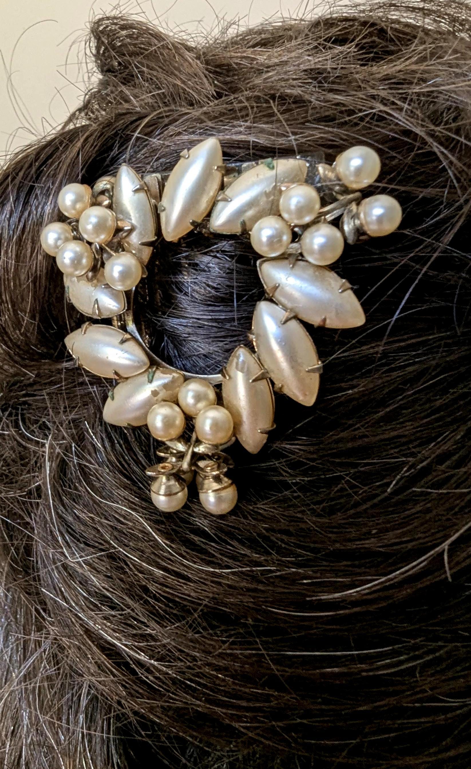 Vintage Lucite Barrette - Etsy