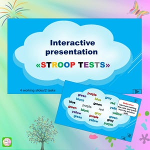 Interactive presentation STROOP TESTS