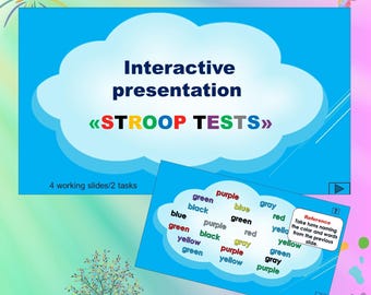 Presentación interactiva PRUEBAS STROOP