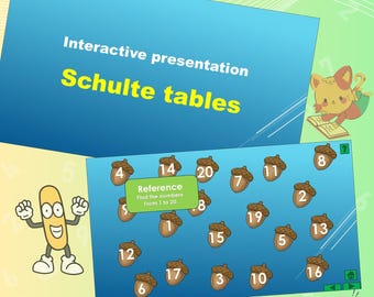 Presentación interactiva "MESAS SCHULTE"