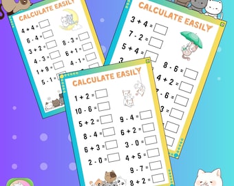 Matemáticas para niños "Calcula fácilmente"