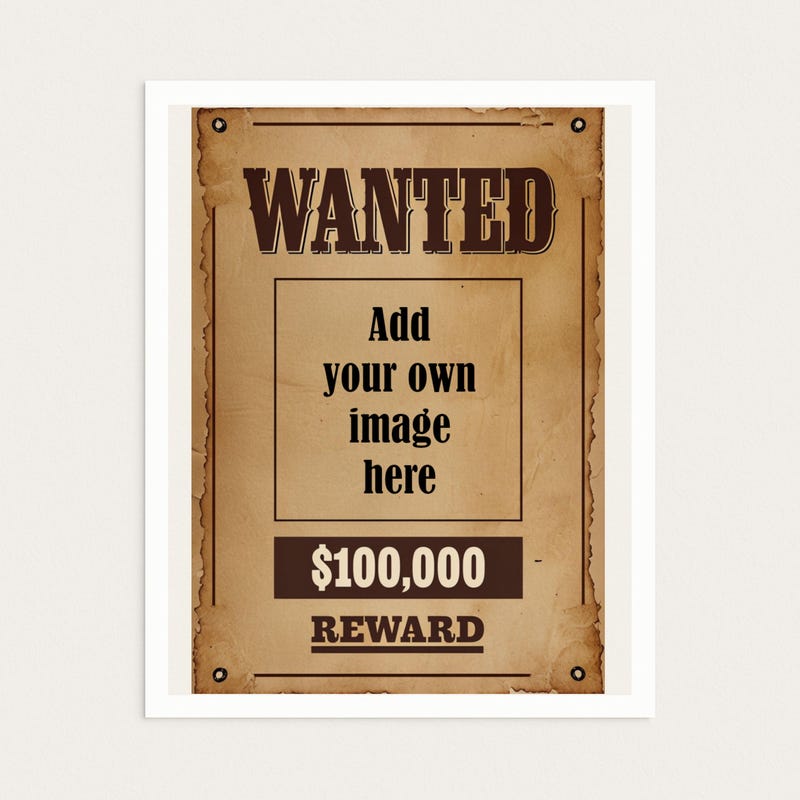 Funny Wanted Posters - Etsy