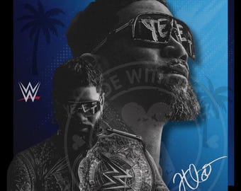 WWE Jey Uso PNG digital / YEET Fan Art para camisetas, pósteres y decoración de pared