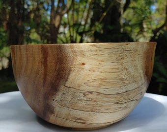 Spalted Hawaiian Koa Bowl with Food Safe Finish