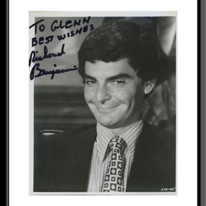 Richard Benjamin original autographed photo - framed