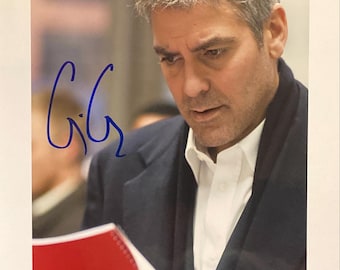 George Clooney original autographed photo - framed