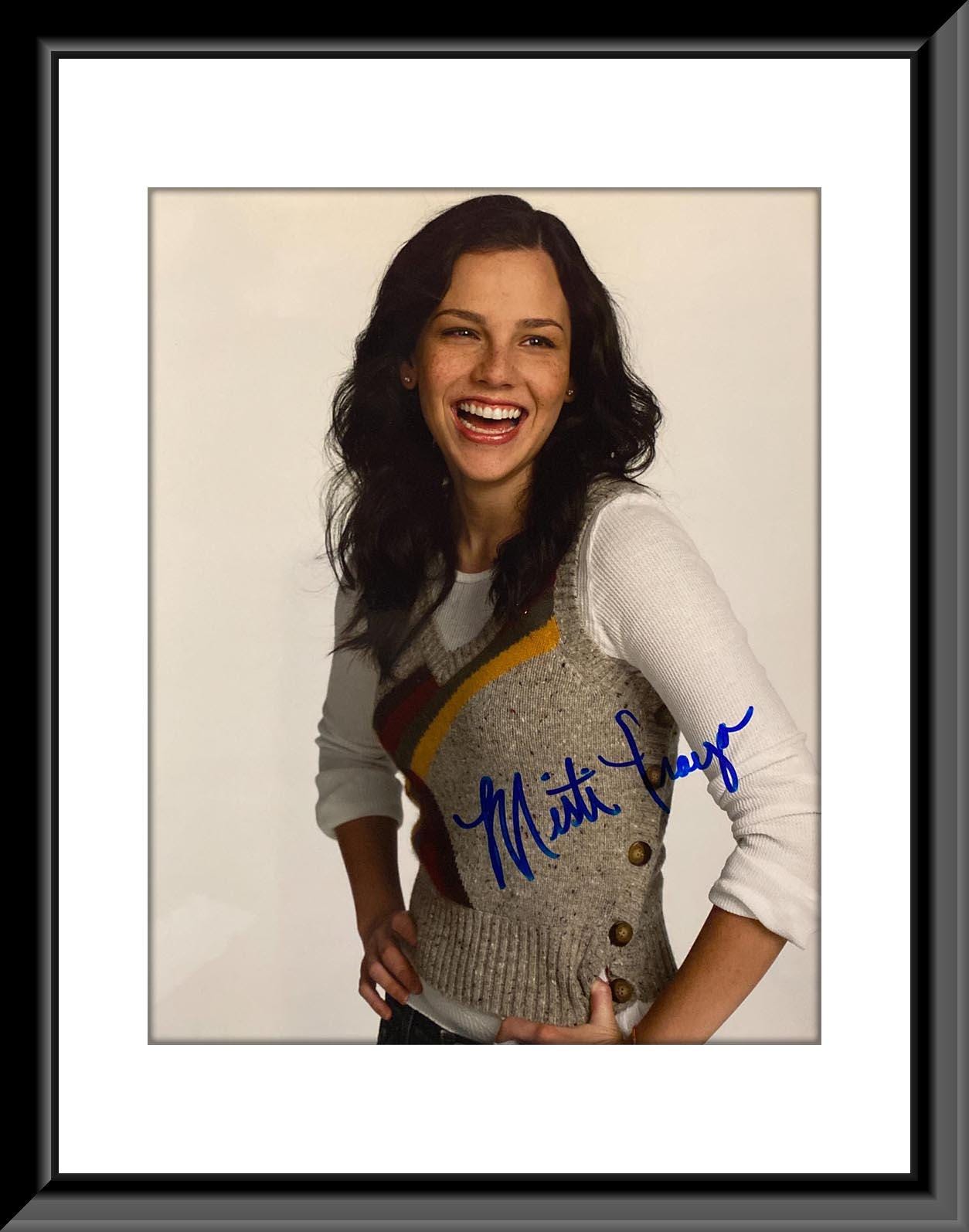 Nip Tuck Misti Traya original autographed photo - framed, image size:1254x1594