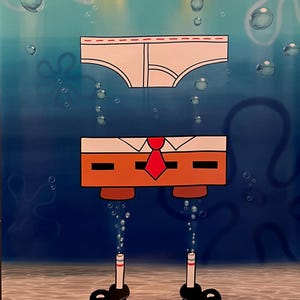 Cartel original de la película Bob Esponja 2004