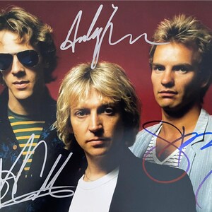 Sting autograph - Etsy 日本